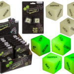 Liebes-Würfel m. engl. Worten GLOW-IN-THE-DARK