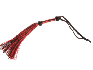 XX-DREAMSTOYS Silikonpeitsche schwarz/ rot*