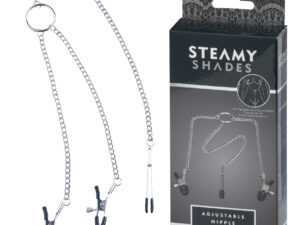 STEAMY SHADES Adjustable Nipple Clamps and Tweezer Clit Clamp